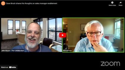 Dave Brock shares his thoughts on sales manager enablement  Posted on July, 2020  