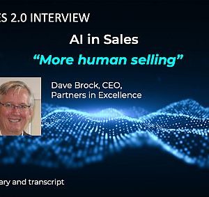 AI In Sales:  More Human Selling--a discussion with Nigel Edelshain  Posted on May, 2023  