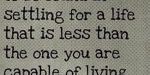 settling